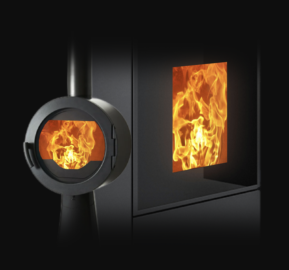 Label Flamme entretien et réparation de poêle à granulés, pellets en Essonne